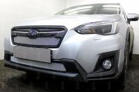 Subaru XV (12–) Защита радиатора, хром, верх (2 части)