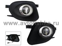 Mercedes W211, W215, W209, R230 (02-06) фары противотуманные линзовые, комплект 2 шт.
