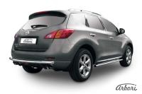 Защита заднего бампера Arbori d57 NISSAN MURANO 2011-