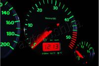 Volkswagen Vento / Jetta MK3 светодиодные шкалы (циферблаты) на панель приборов - дизайн 6