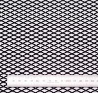 Сетка декоративная сереб., алюминий (15мм) (25x100)