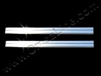 Nissan Juke (10-) накладки порогов дверных проемов из нержавеющей стали, комплект 2 шт.