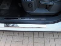 Volkswagen Tiguan (17–) Накладки на внутренние и внешние пороги дверей, 8 частей, нерж. сталь, Silver