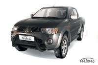 Защита передняя Arbori d76 низкая черная MITSUBISHI L-200 TRITON 2006-