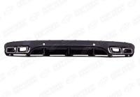 Mercedes-Benz C-Klasse W205 Coupe 2014 - 2018 Диффузор заднего бампера 6.3 Edition с хром насадками