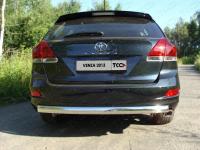 Toyota Venza (12–) Защита задняя (овальная) 75х42 мм