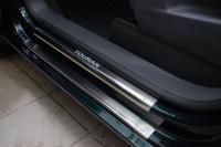 Накладки на внутренние пороги с надписью, нерж. сталь, 8 шт. Alu-Frost 08-0991 для VW Touran