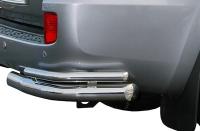 Lexus LX (07–11) Защита задняя уголки 76/42 мм двойные