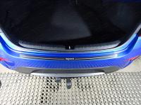 Kia Rio (17–) Накладка на задний бампер (лист шлифованный надпись RIO)