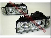 BMW 3 E36 (91-00) 2 дв. купе фары передние хромированные, со светящимися ободками с поворотниками, комплект лев.+ прав.