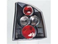 Opel Vectra 4 дв. седан (02-) фонари задние прозрачные, дизайн Lexus, черные