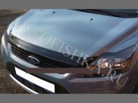 Дефлектор капота темный Ford Focus 2008-2011