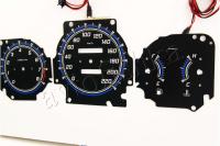 Honda Civic (96-00) светодиодные шкалы (циферблаты) на панель приборов - дизайн 4