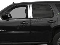 Chevrolet Tahoe, Suburban (07-14) накладки стоек дверей нержавейка