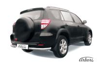 Защита заднего бампера "уголки" Arbori d76 TOYOTA RAV-4 L 2009-2010