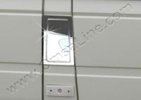 Mercedes-Benz Sprinter (00–06) Накладка на лючок бензобака, нерж.