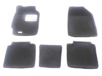 Toyota Camry 50 (2011-) черные всесезонные 3D коврики салона с противоскользящими накладками