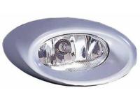 Honda Fit, Jazz (04-06) Sport фары передние противотуманные прозрачные хромированные, комплект 2 шт.