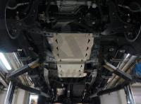 Mitsubishi L200 (15–) Защита КПП и РК из 2-х частей, алюминий (V-все, КПП-все)