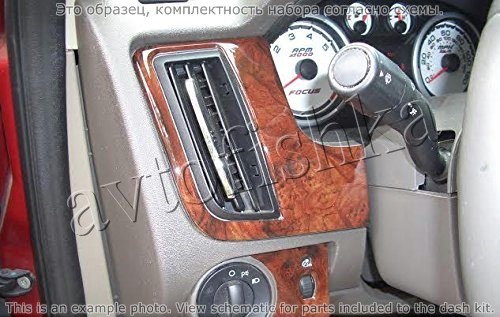 Декоративные накладки салона Ford Focus 2008-2011 полный набор, 3 и 5 двери