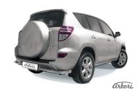 Защита заднего бампера "уголки" Arbori d57 TOYOTA RAV-4 2010-2012
