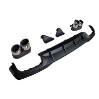 Диффузор S7 ABT с насадками из нержавейки для Audi A7