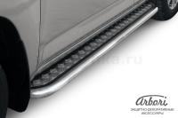 Защита штатных порогов Arbori d57 с листом LEXUS RX-350/RX-270 2012-