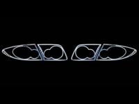 Mazda 6 (2002-2007) хромированные накладки на задние фонари