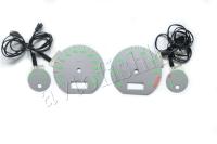 Volkswagen Golf 3 светодиодные шкалы (циферблаты) на панель приборов - дизайн 6