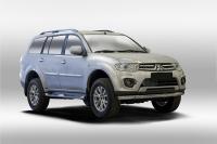 Защита переднего бампера труба овальная 75х42, Mitsubishi Pajero Sport 2013-, MIPS.48.1884