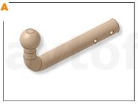 ТСУ на MERCEDES GLK [X204], 2008-, тип шара: A