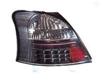 Toyota Yaris P2 (05-) фонари задние светодиодные черные, комплект 2 шт.