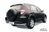 Защита заднего бампера "уголки" Arbori d57 TOYOTA RAV-4 L 2009-2010