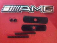 Табличка AMG на кузов или в салон автомобилей Mercedes-Benz