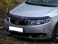 Дефлектор капота темный Kia Cerato 2009-
