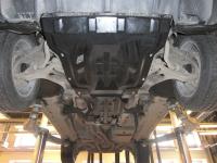 Volkswagen Touareg (10–) Защита картера + КПП, композит10 мм кроме 4,1D из 2х частей