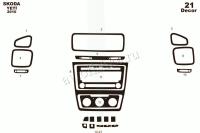 Skoda Yeti 2009-UP декоративные накладки (отделка салона) под дерево, карбон, алюминий