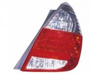 Honda Fit, Jazz (01-06) фонари задние светодиодные красно-хромированные, комплект 2 шт.
