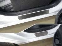 Hyundai i30 (17–) Накладки на пороги (лист шлифованный) 4шт