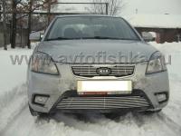 Kia Rio 3 (05-) накладка на решетку радиатора