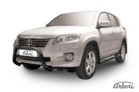 Защита передняя Arbori d76 низкая черная TOYOTA RAV-4 2010-2012