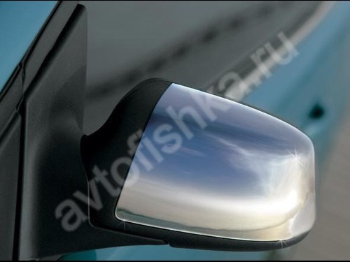 Ford Fusion (06.2002-) накладки на зеркала из нержавеющей стали, 2 шт.