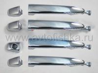 Toyota ручки дверей хромированные наружние, комплект 4 шт.