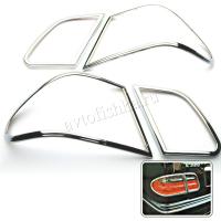 Mercedes E W210 (95-02) декоративные накладки хромированные на задние фонари, комплект 4 шт.