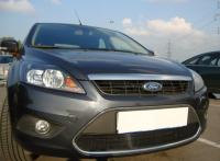 Ford Focus (08–10) Защита радиатора, чёрная