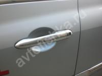 Renault Clio Symbol 3 хэтчбек (2006-) накладки на ручки дверей из нержавеющей стали, 2 шт.