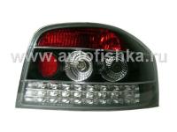 Audi A3 (2003-2005) фонари задние светодиодные красно-черные, комплект 2 шт.