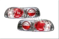 Honda Civic (92-96) 3 дв. фонари задние хромированные, комплект 2 шт.