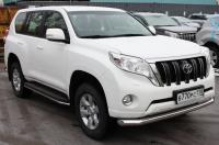 Toyota Land Cruiser Prado (13–) Защита переднего бампера труба 76 мм