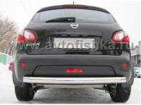 Nissan Qashqai, +2 (10-) защита заднего бампера, труба 76 мм